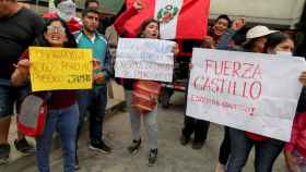 Protestas en Perú a favor del expresidente Pedro Castillo.