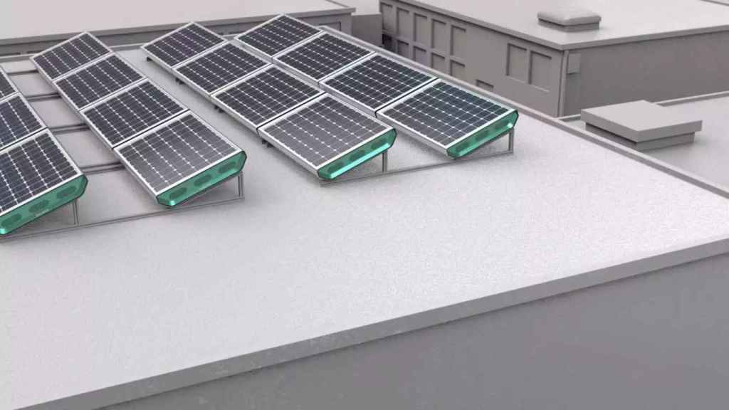 Paneles solares de hidrógeno verde