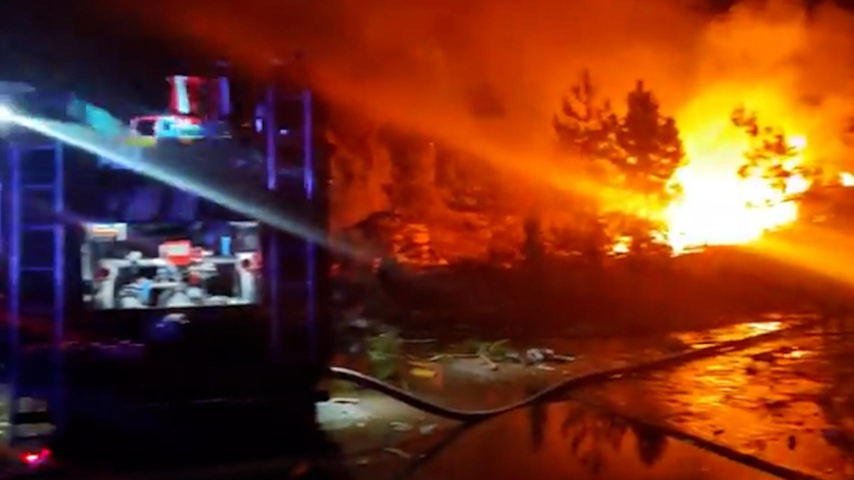 Imágenes del ataque ucraniano en Melitopol