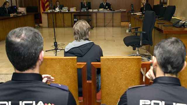 Un investigado comparece ante el juez en una imagen de archivo.