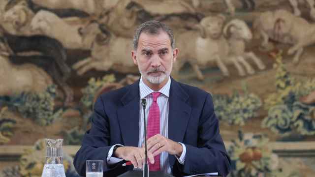 El Rey Felipe VI preside la reunión del patronato de la Fundación pro Real Academia Española
