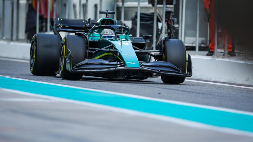 Fernando Alonso, en su estreno en Aston Martin.