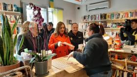 La delegada del Gobierno, Virginia Barcones, presenta en Burgos el Plan Comercio Seguro, este miércoles.