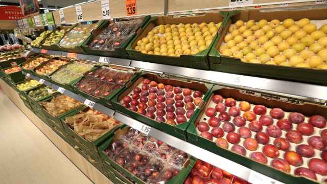 Frutas a la venta en un supermercado de Toledo.