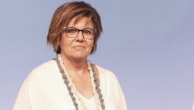 La presentadora de TVE, y actual Defensora de la Audiencia, durante la presentación de las Becas Podium, en junio de 2016.