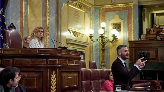Felipe Sicilia acusa al PP de golpista en el Congreso de los Diputados.