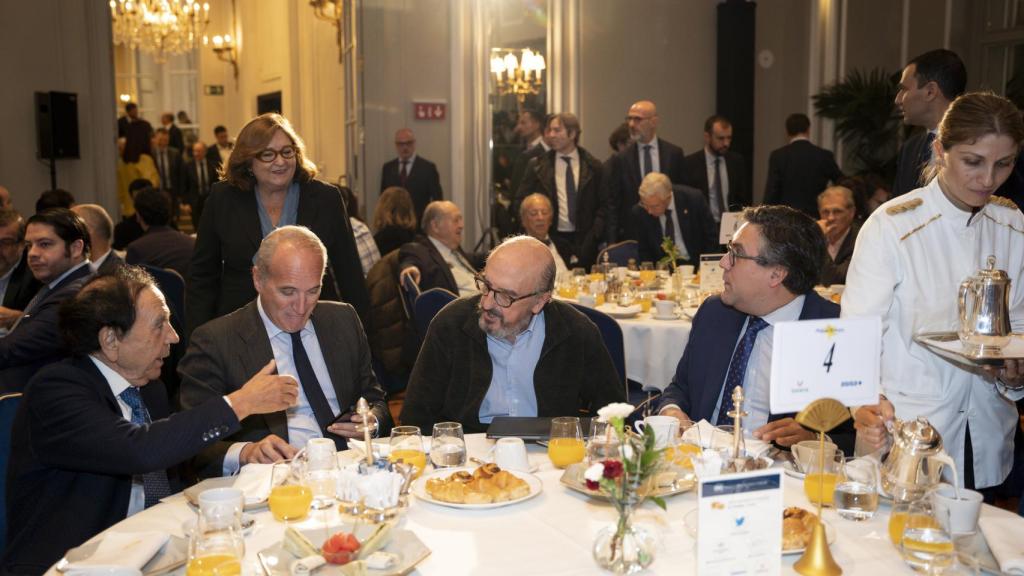 Jaume Roures, presidente del Mediapro, en el Acto Fórum Europa sobre la Superliga europea de fútbol