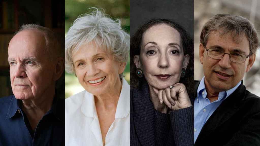 Cormac McCarthy, Alice Munro, Joyce Carol Oates y Orhan Pamuk