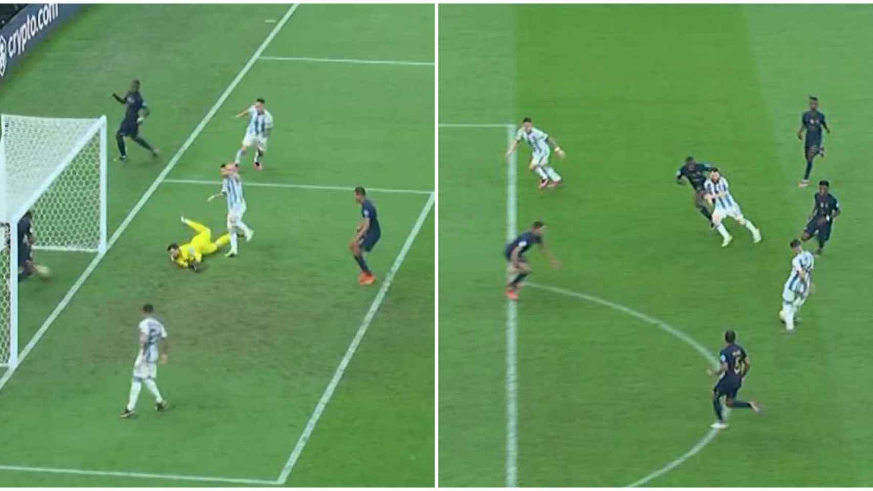 El polémico gol de Argentina en la final del Mundial contra Francia