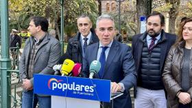 El coordinador general del PP, Elías Bendodo, en Puertollano el pasado viernes.