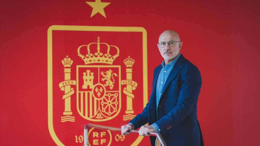 Luis de la Fuente, seleccionador español de fútbol, durante la entrevista con EL ESPAÑOL en la Ciudad del Fútbol de la RFEF