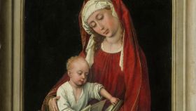Detalle de 'La Virgen con el Niño, llamada la Madonna Durán', de Rogier van der Weyden. / Museo del Prado