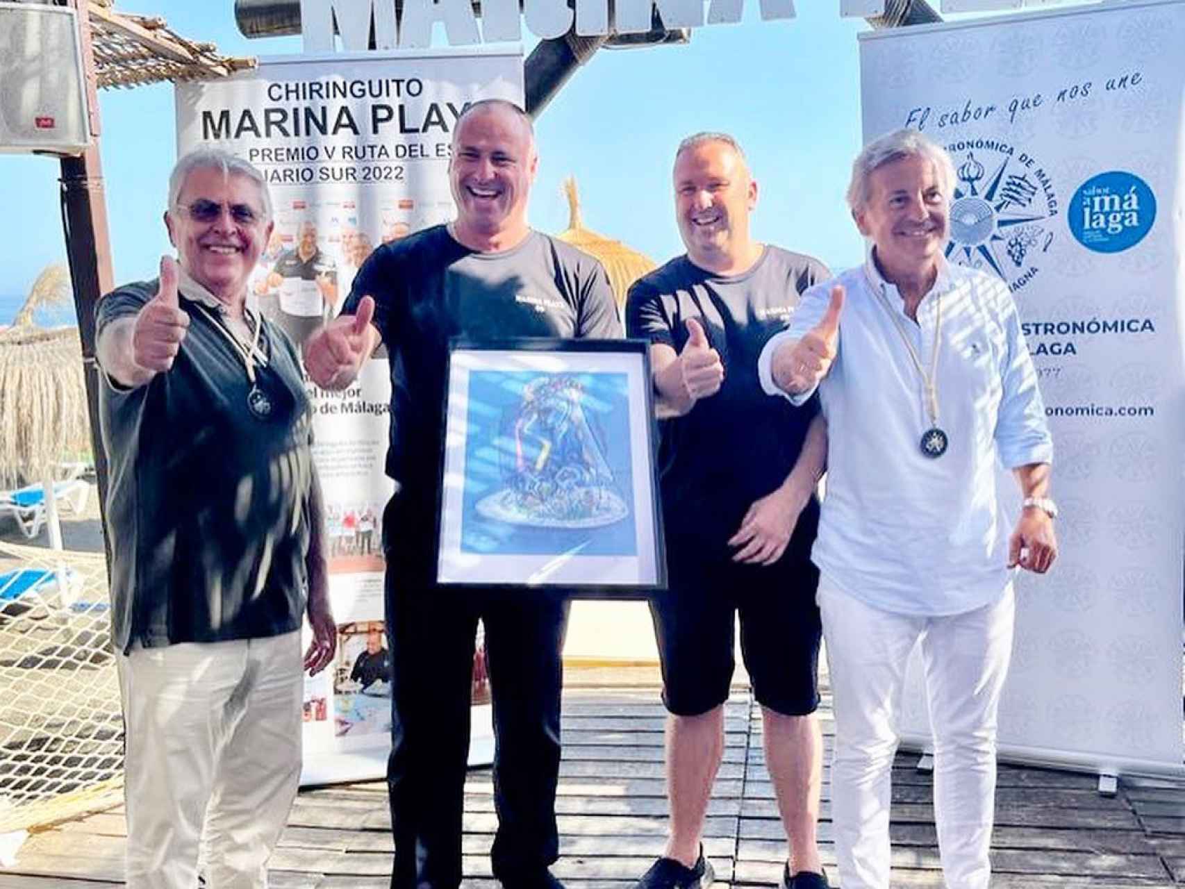 La Marina Playa, premio Antonio García del Valle al Mejor Merendero-Chiringuito.