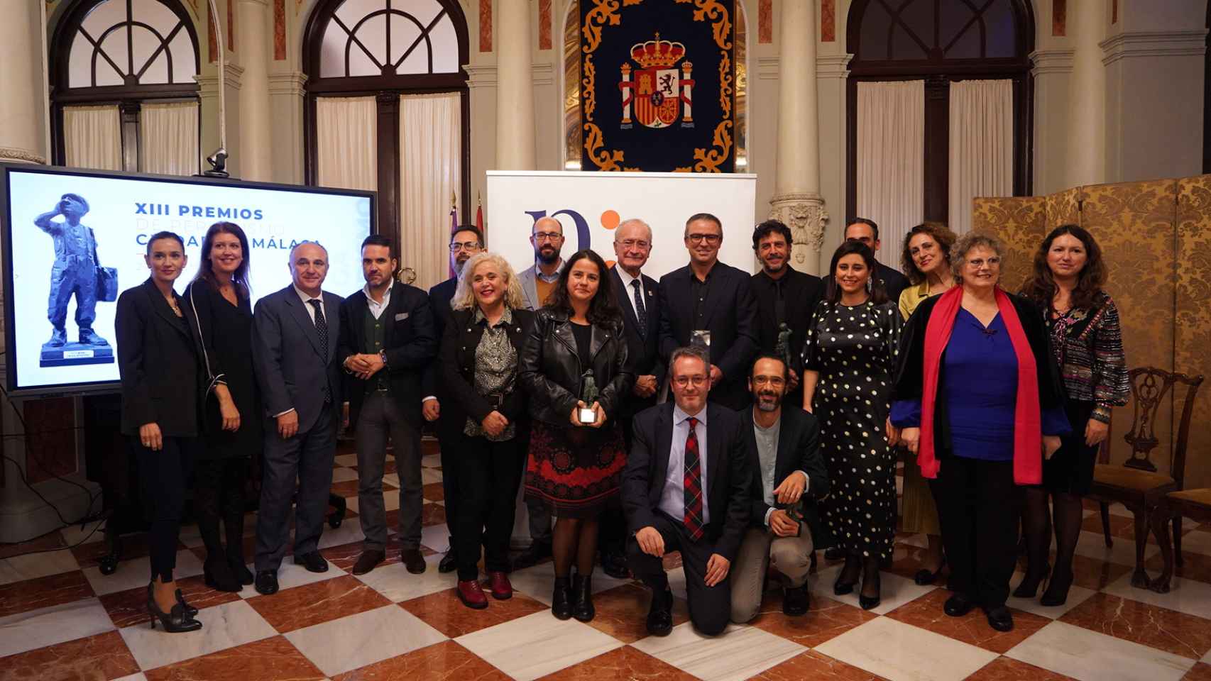 Acto de entrega de los XIII Premios de Periodismo Ciudad de Málaga