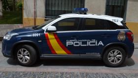 Imagen del coche de la Policía Nacional de Soria