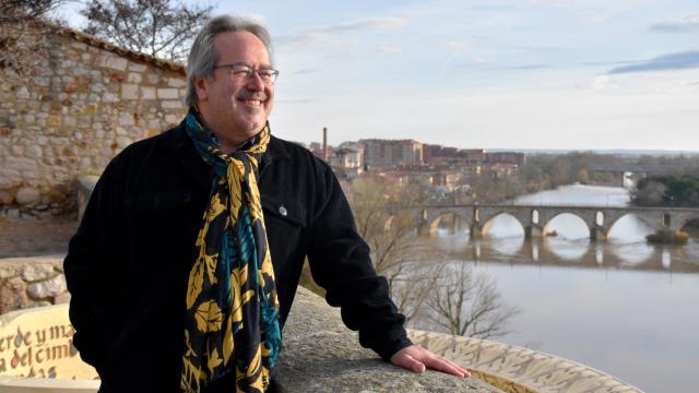 Francisco Guarido, alcalde de Zamora, en el Mirador del Troncoso