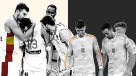 Las selecciones española de baloncesto y fútbol en el Eurobasket y el Mundial, respectivamente