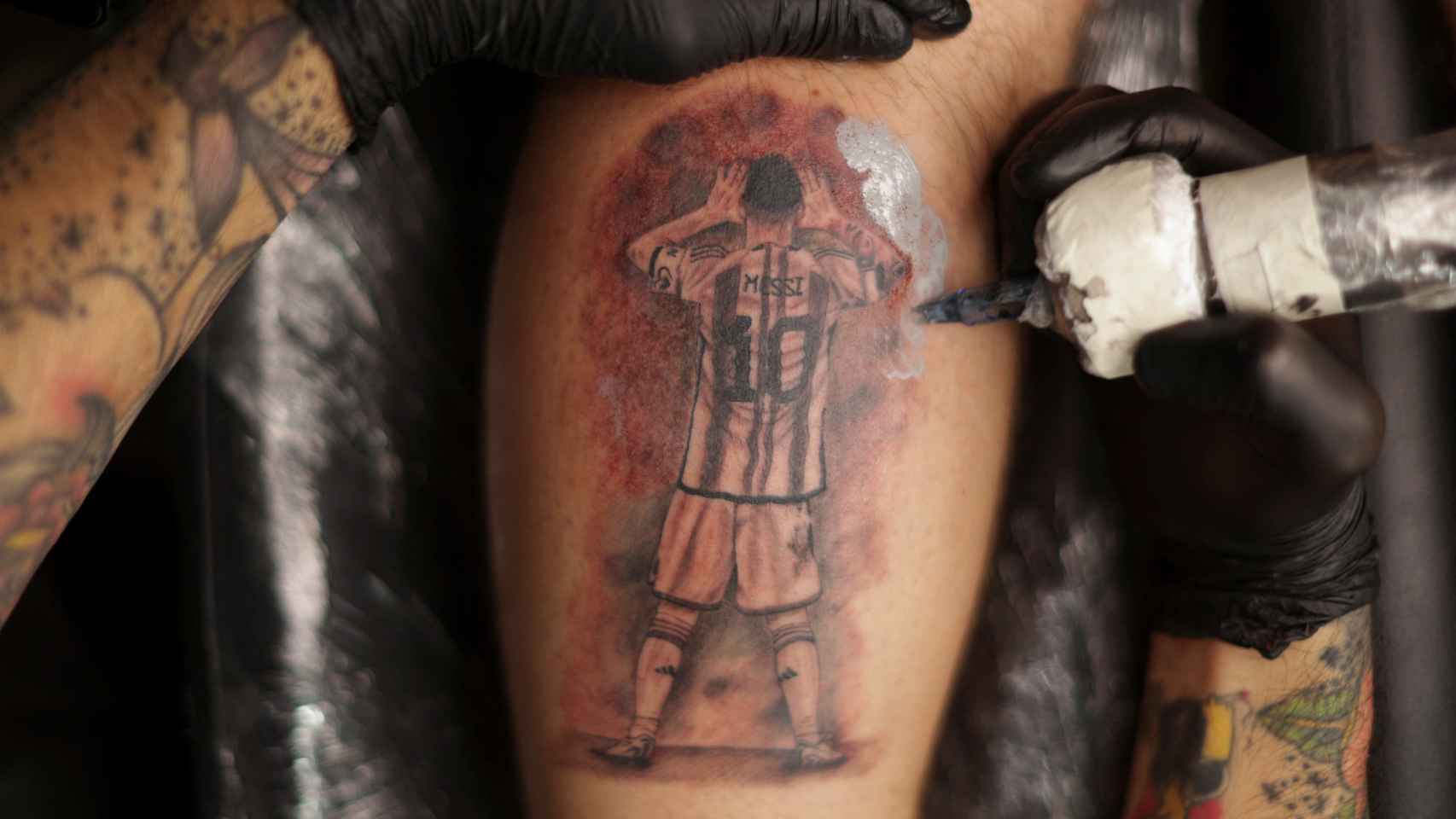 Tatuaje de Leo Messi.