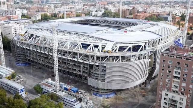 Timelapse de las obras del Santiago Bernabéu