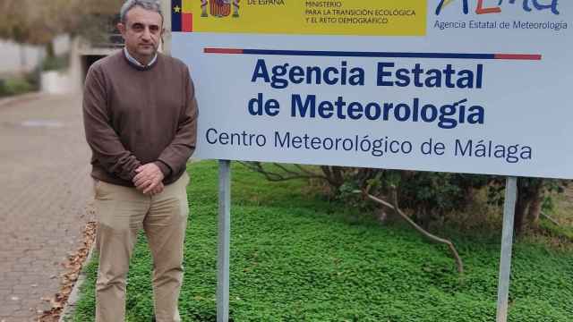 Jesús Riesco, director del Centro Meteorológico de Málaga.