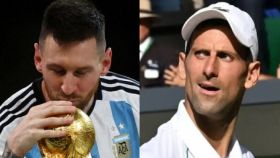 Djokovic y Leo Messi.