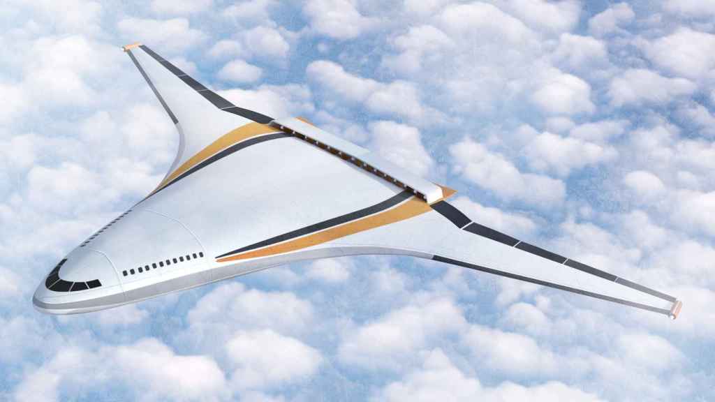 Computer Concept Of The N3-X Aircraft