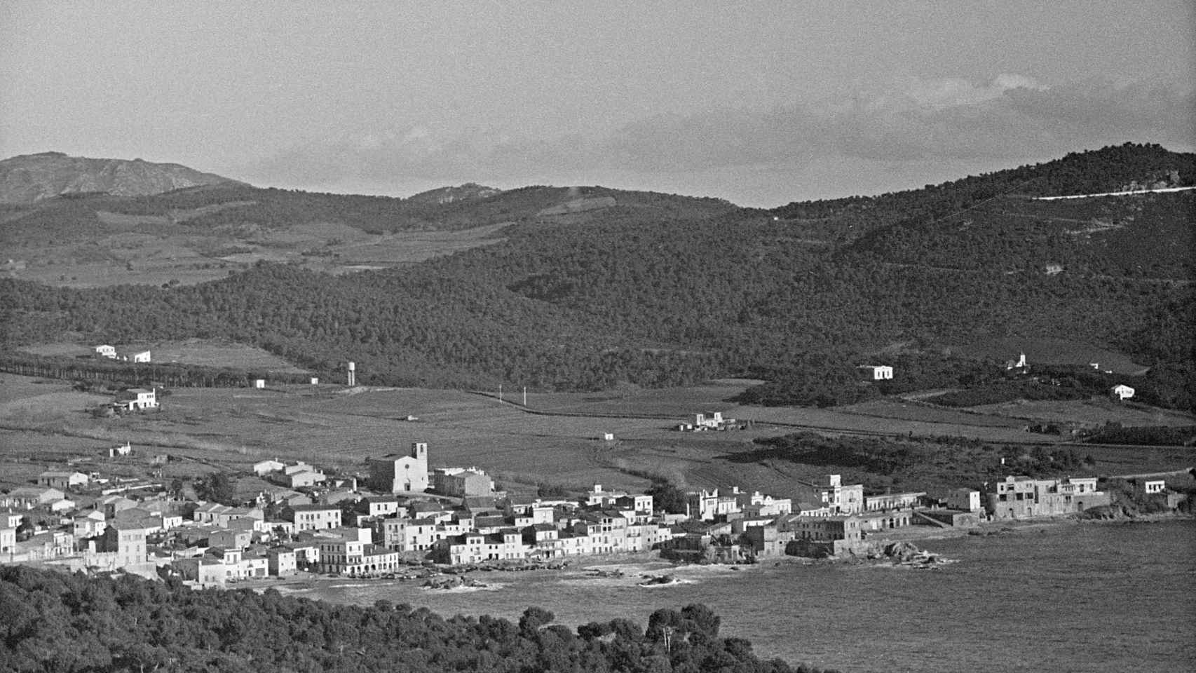 La localidad de Calella de Palafrugell, en los años 20.