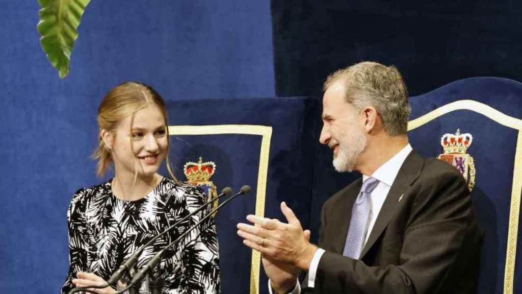 Felipe VI y Leonor en los Premios Princesa de Asturias.