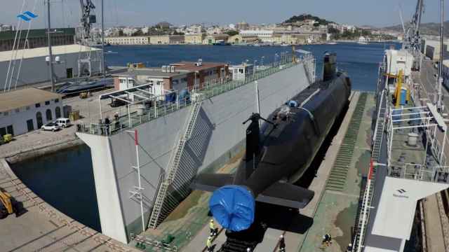 Submarino S-81 en los astilleros de Cartagena