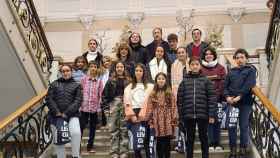 Encuentro navideño de niños y adolescentes en la Diputación de Palencia