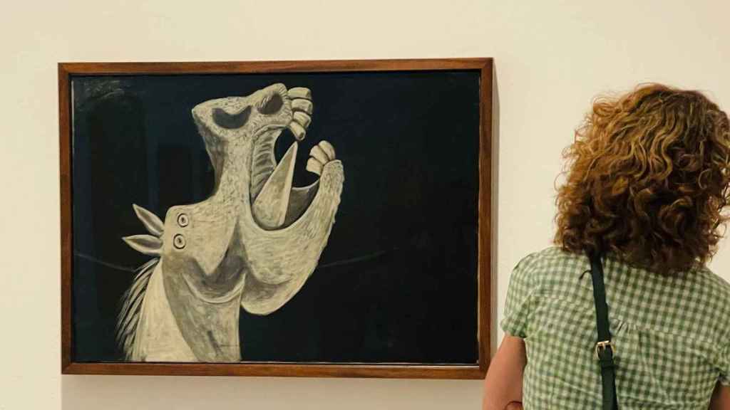 Pablo Picasso: 'Cabeza de caballo'. Boceto para 'Guernica'. 1937. Museo Reina Sofía. Sucesión Pablo Picasso. VEGAP, 2022