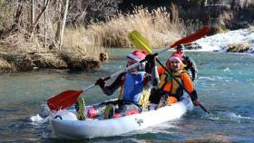 San Silvestre en Piragua de Cuenca.