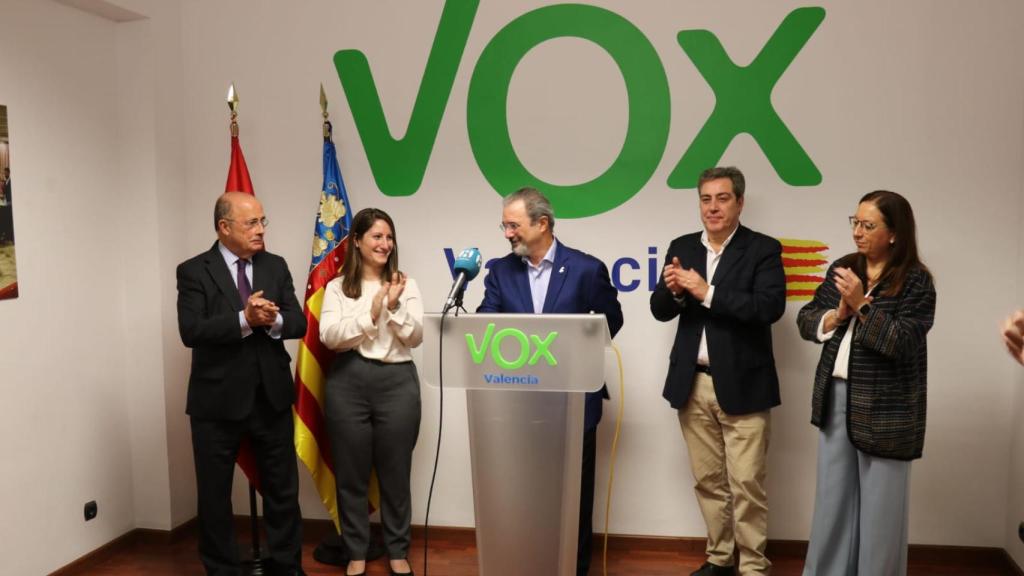 Carlos Flores Juberías, durante su nombramiento como candidato. EE