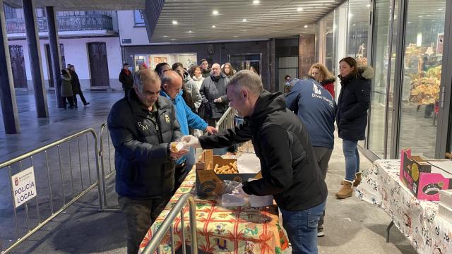 Chocolatada navideña en Guijuelo