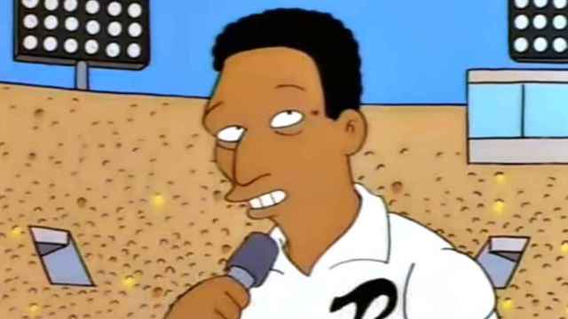 Imagen de Pelé en 'Los Simpson'