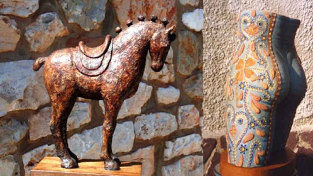 Esculturas de cerámica de Juan Fuente