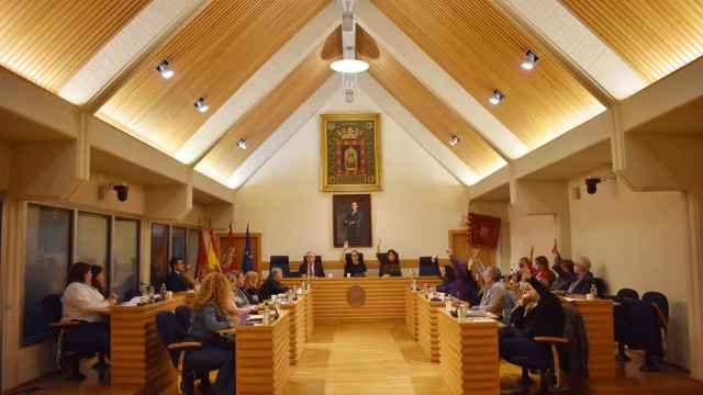 Votación de los presupuestos municipales de 2023 en el Ayuntamiento de Ciudad Real.