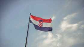 La bandera de Croacia.