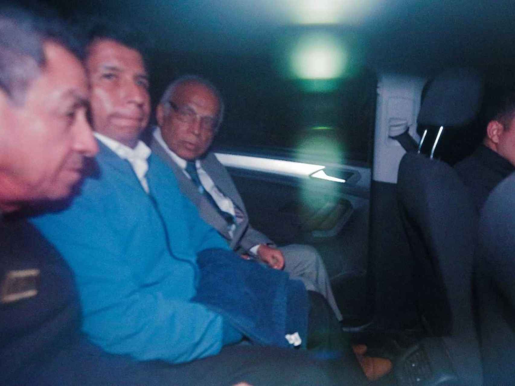 El expresidente peruano Pedro Castillo, tras su detención.