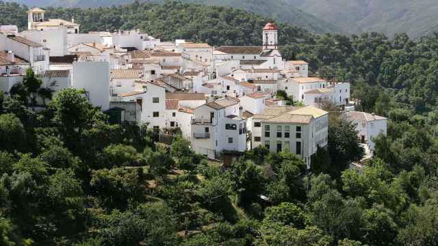 Vista del municipio de Genalguacil, en la provincia de Málaga.