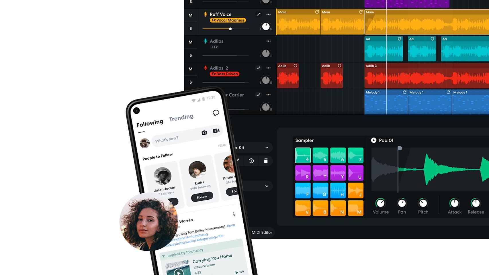 Start creating your own music with Bandlab