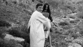 Franco Zeffirelli y Olivia Hussey durante el rodaje de Romeo y Julieta en 1967