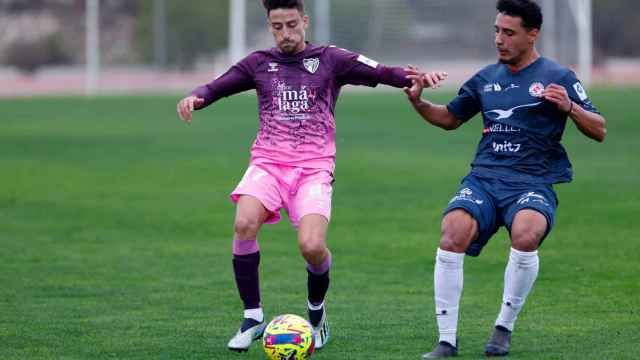 Julián Delmás debuta con el Málaga CF en un partido amistoso