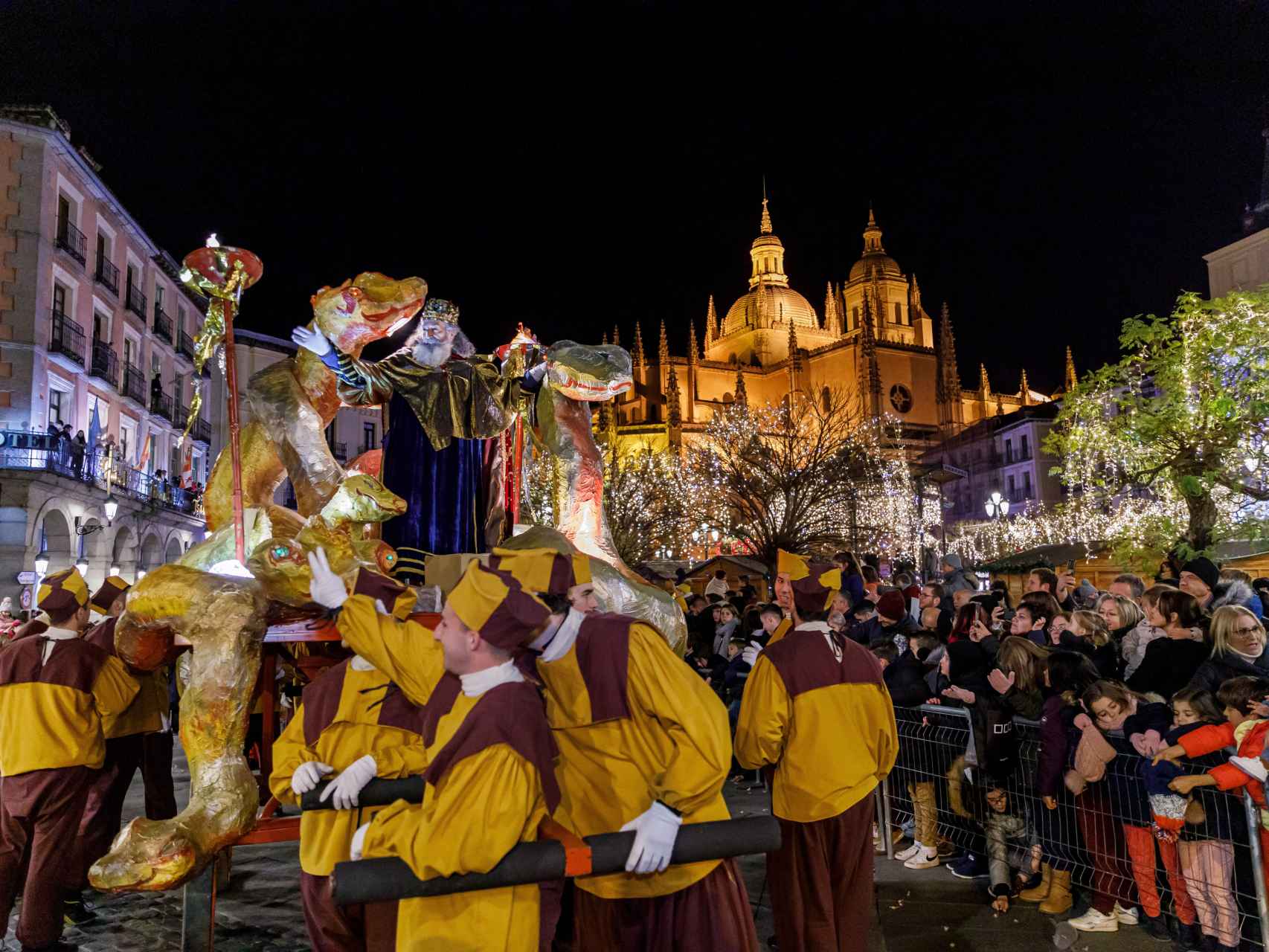 Imagen de la Cabalgata de Reyes de Segovia.