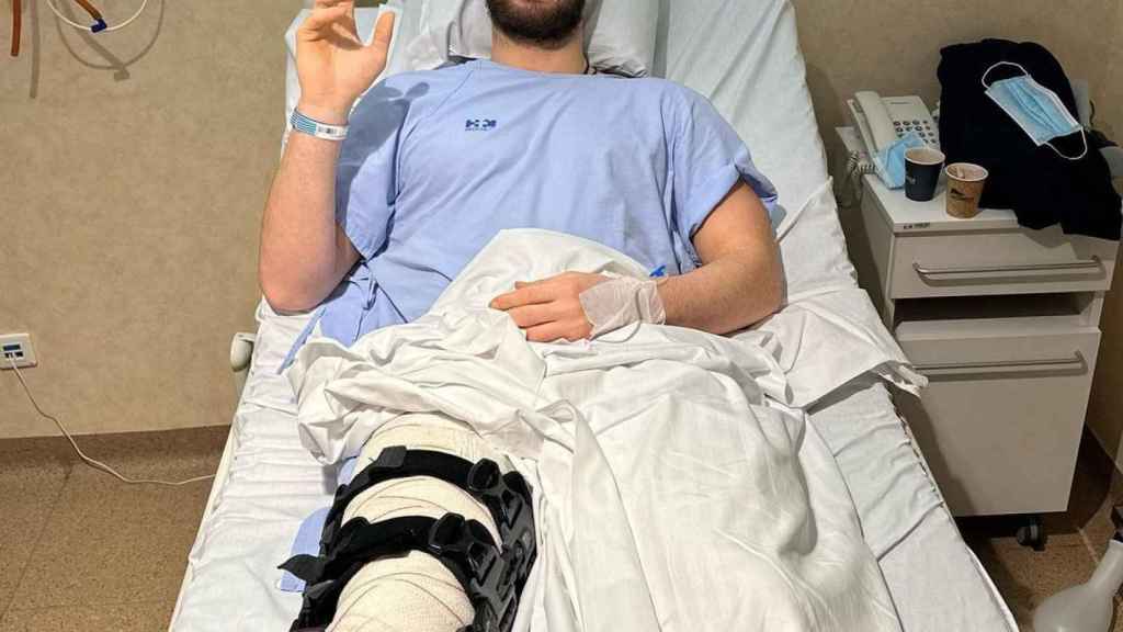 Niko Shera operado de una rotura del ligamento cruzado anterior de su rodilla derecha