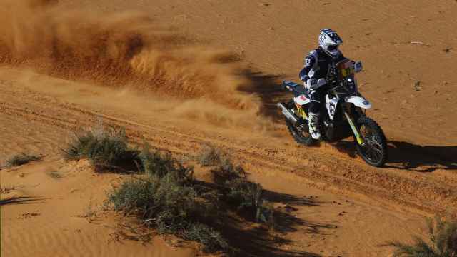 Luciano Benavides, en el Rally Dakar 2023