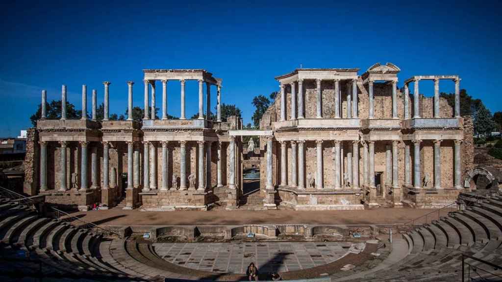El teatro romano de Mérida data del año 15 a.C.