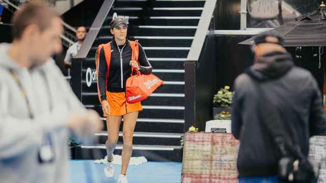 Rebeka Masarova, en el WTA 250 de Auckland