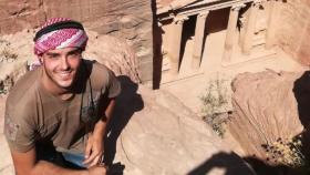 Vicente Pérez, durante un viaje a Jordania.