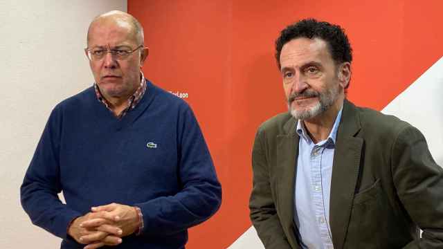 Francisco Igea y Edmundo Bal presentando la candidatura 'Ciudadanos de nuevo' en Valladolid